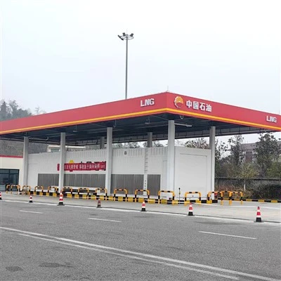Stazione di rifornimento GNL-montata su skid